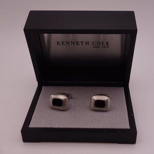 KENNETH COLE New York Cuff Links with Box W 89684 UAA7 310156 HGGACK 40 ARG/NOI